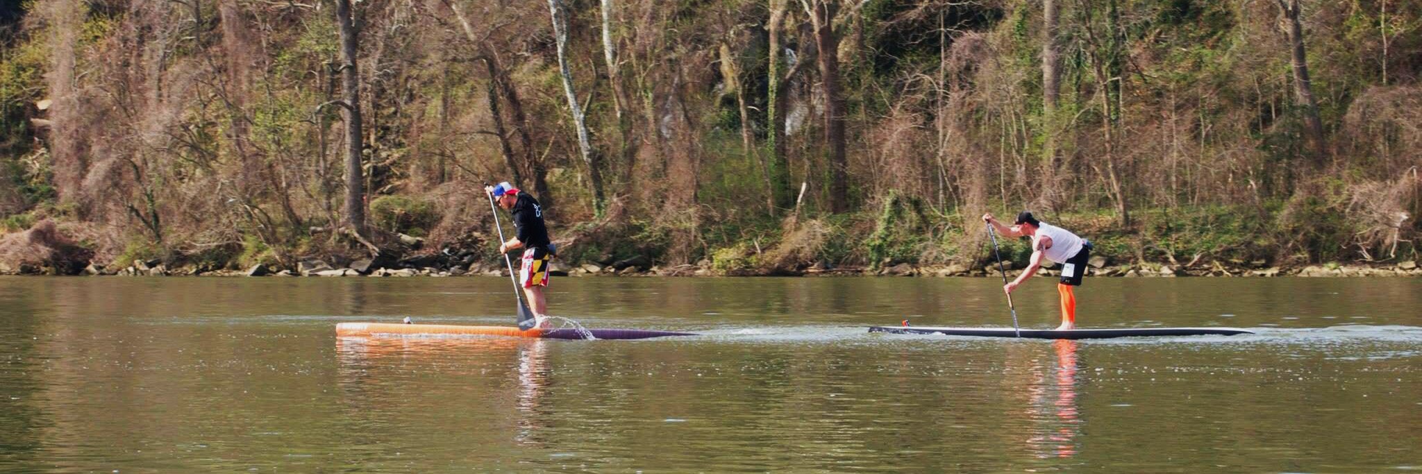 Brian Meyer and Chris Norman Paddle Boarding Race Training Program